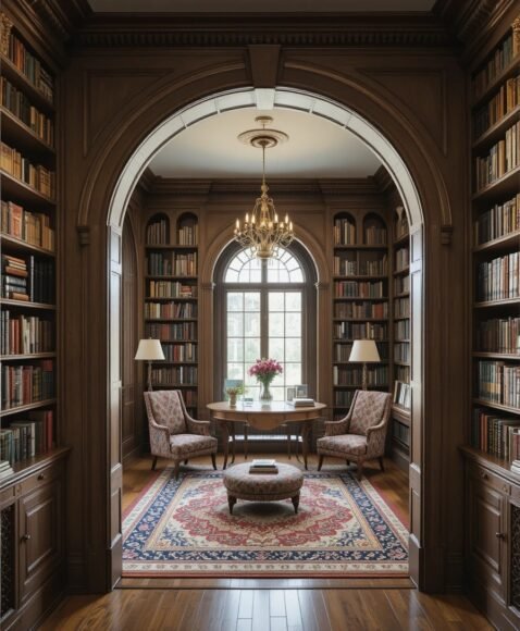 Arched Doorway Library