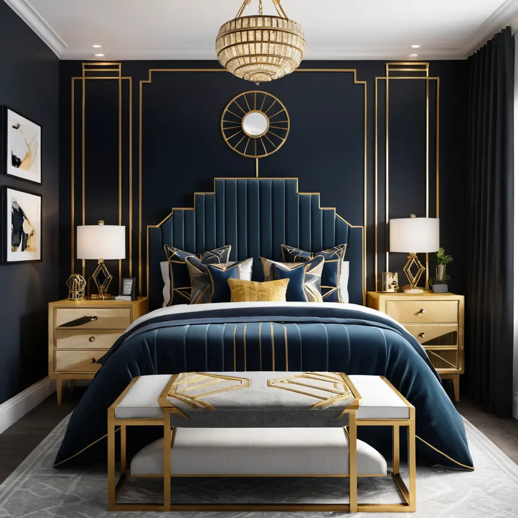 Art Deco Teen Bedroom