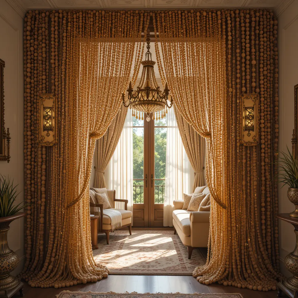 Beaded Curtains for a Boho-Chic Entrance