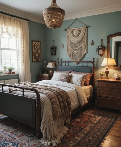 Bohemian Vintage Teen Bedroom