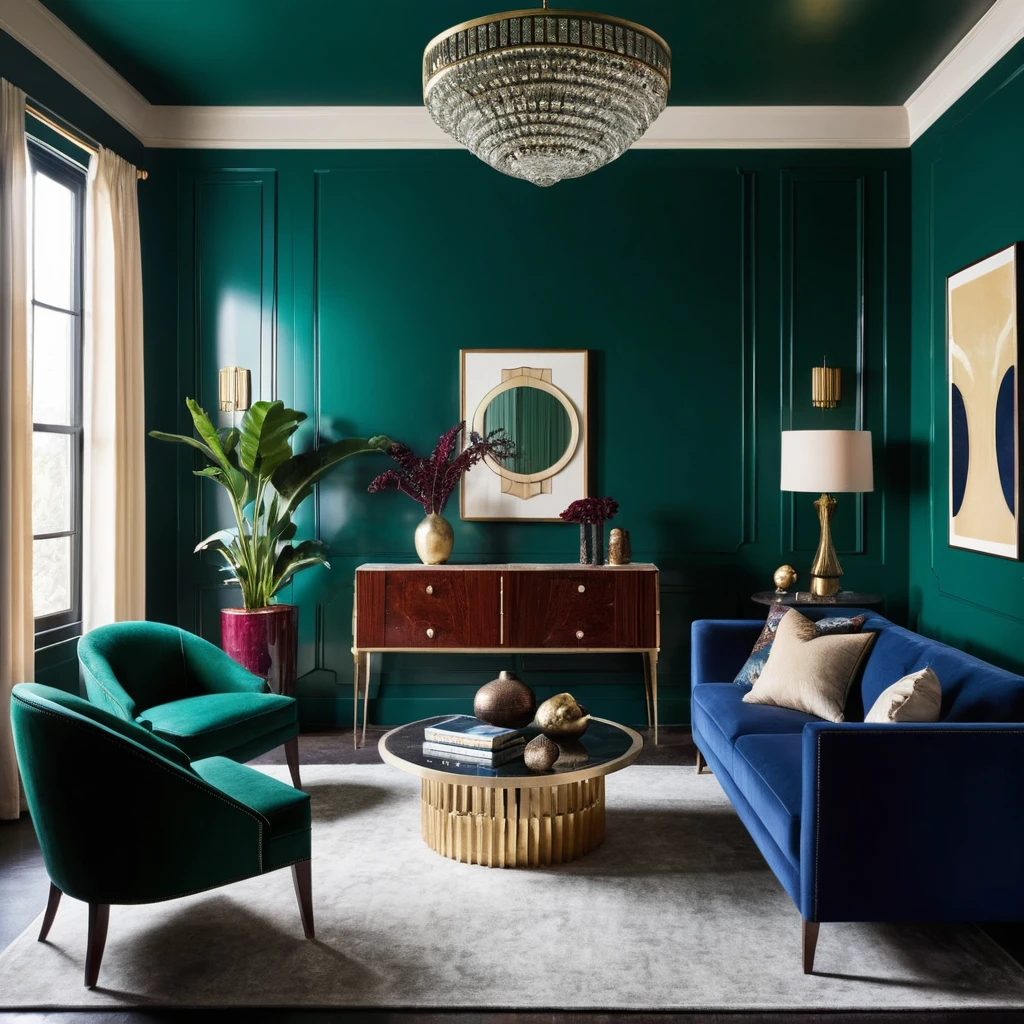Bold Colored Accent Walls