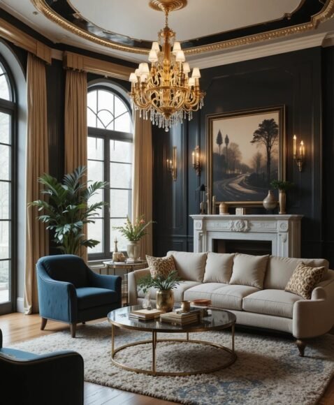 Brass or Gold Statement Lighting