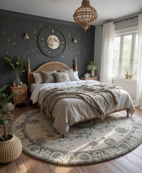 Celestial Rugs for Earthy Grounding