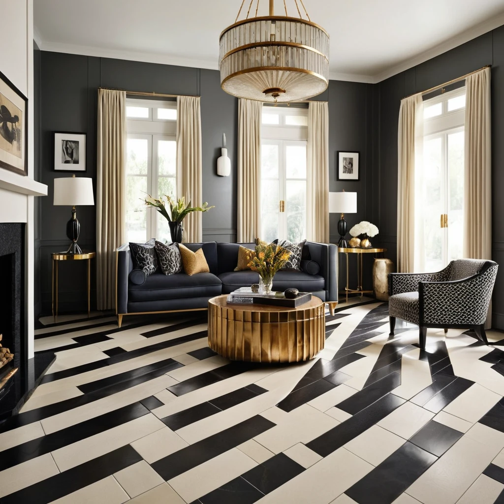 Chevron Patterned Flooring
