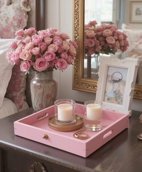 Pink Decorative Trays for Style and Function