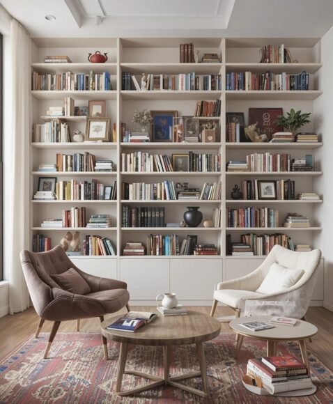 Floating Bookshelves