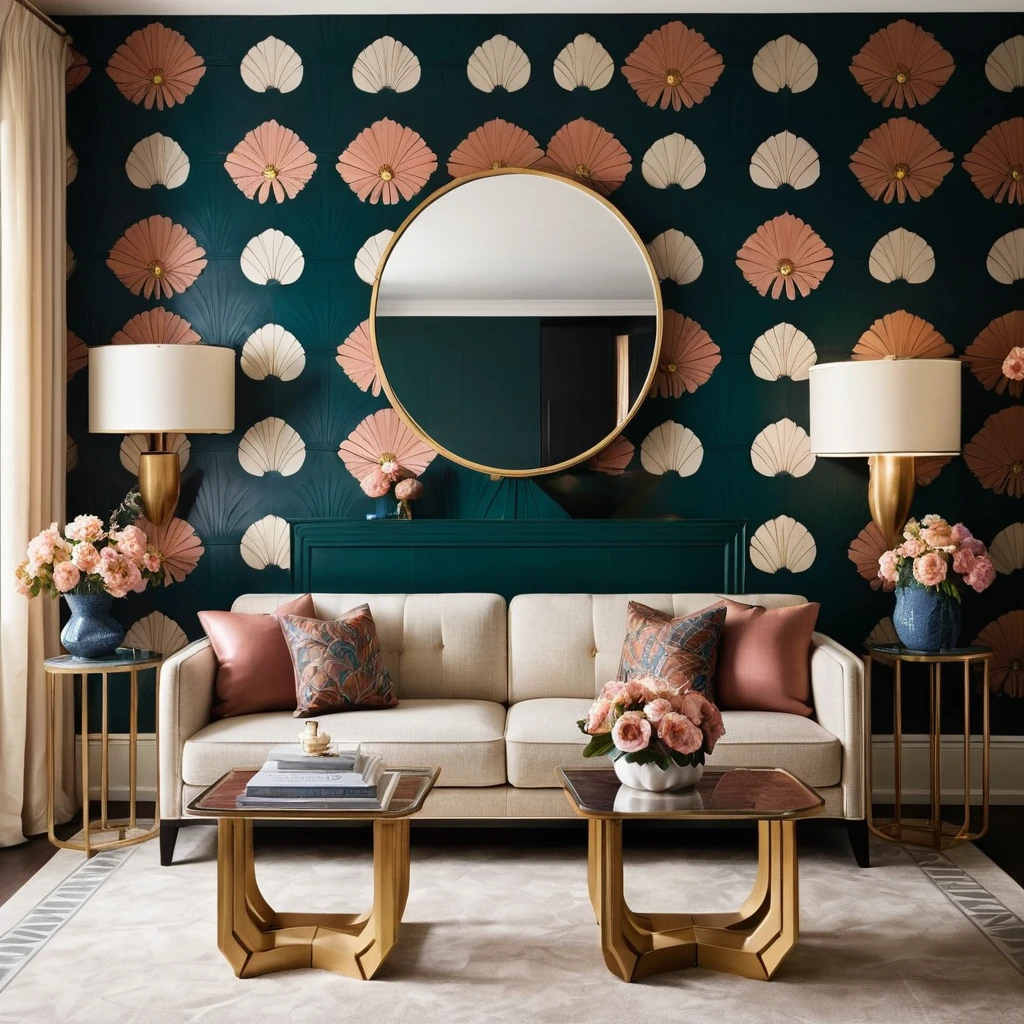 Floral Art Deco Patterns