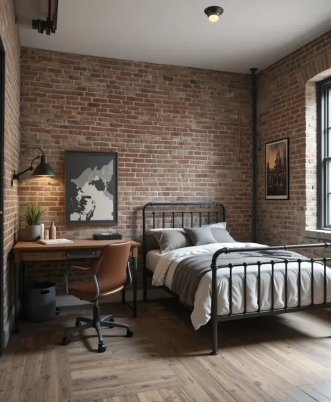 Industrial Loft-Inspired Room