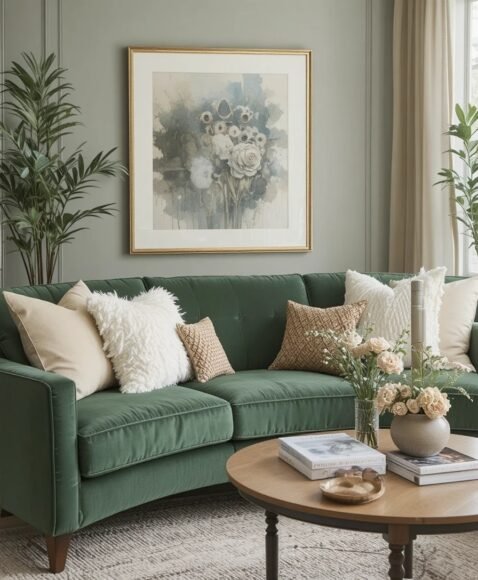 Layer With Neutral Throw Pillows