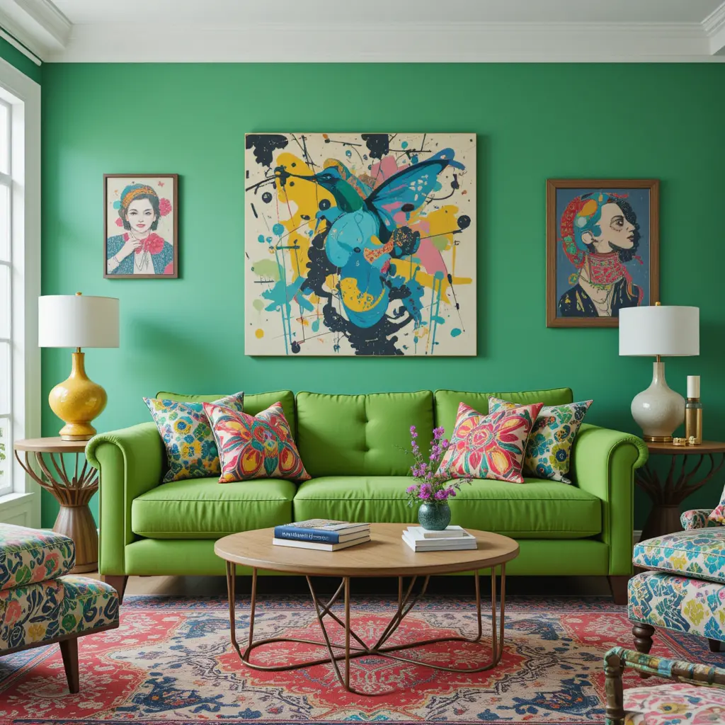 Layer in Bold Prints for a Fun, Playful Room