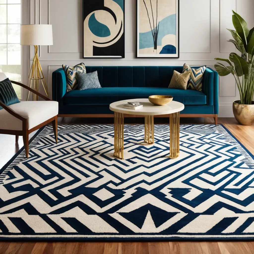 Luxurious Area Rugs with Bold Patterns