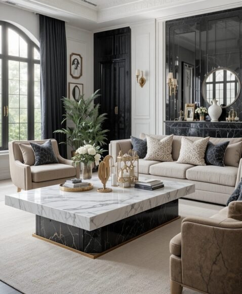 Marble Coffee Tables for a Luxe Feel