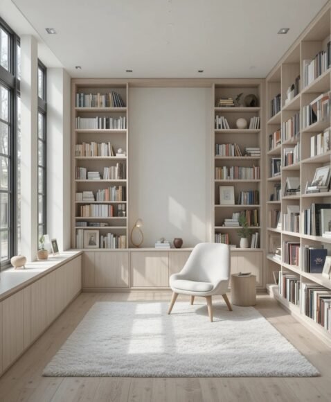 Modern Minimalist Library