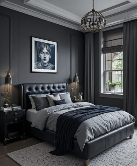 Monochromatic Teen Bedroom