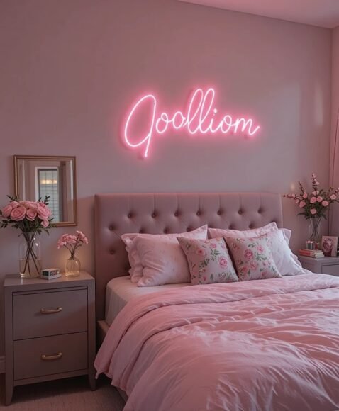 Pink Neon Sign for a Modern Aesthetic