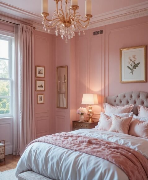 Rose-Gold Lighting to Add Soft Glow