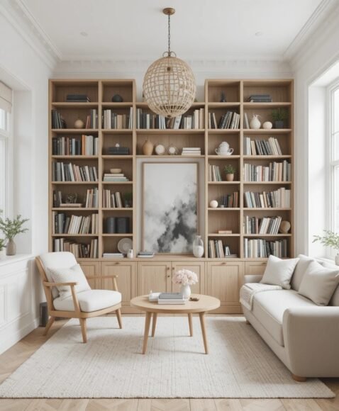 Scandinavian Library Room