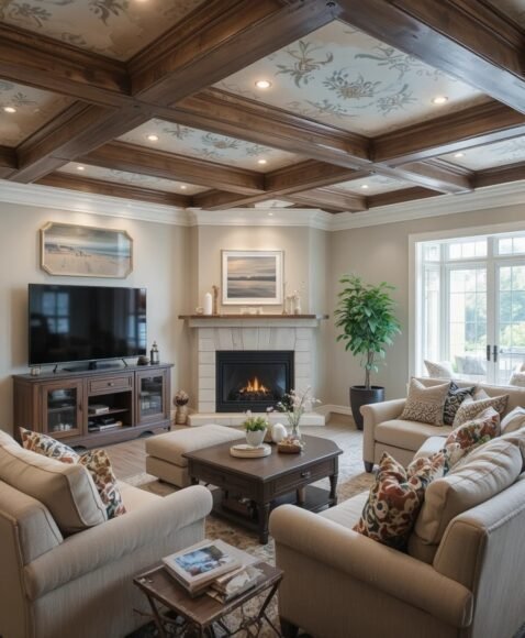 Statement Ceiling for Visual Interest