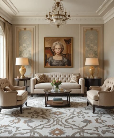 Symmetrical Furniture Layout