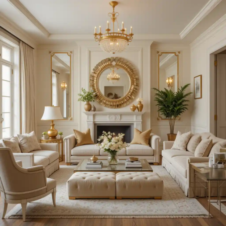 42 Cozy Cream and Beige Living Room Ideas