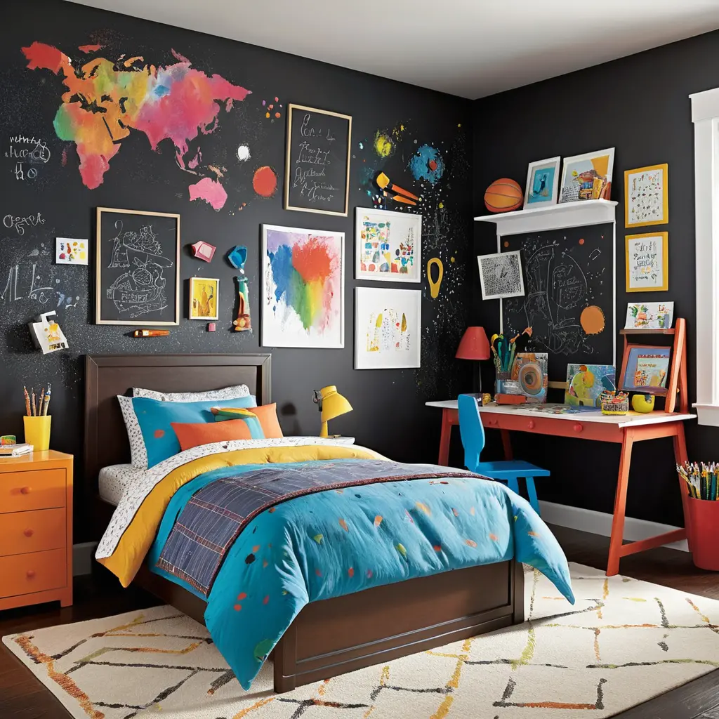 Art Lover's Studio Bedroom