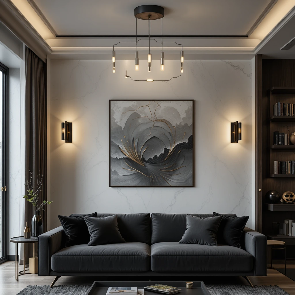 Black and Brass Lighting