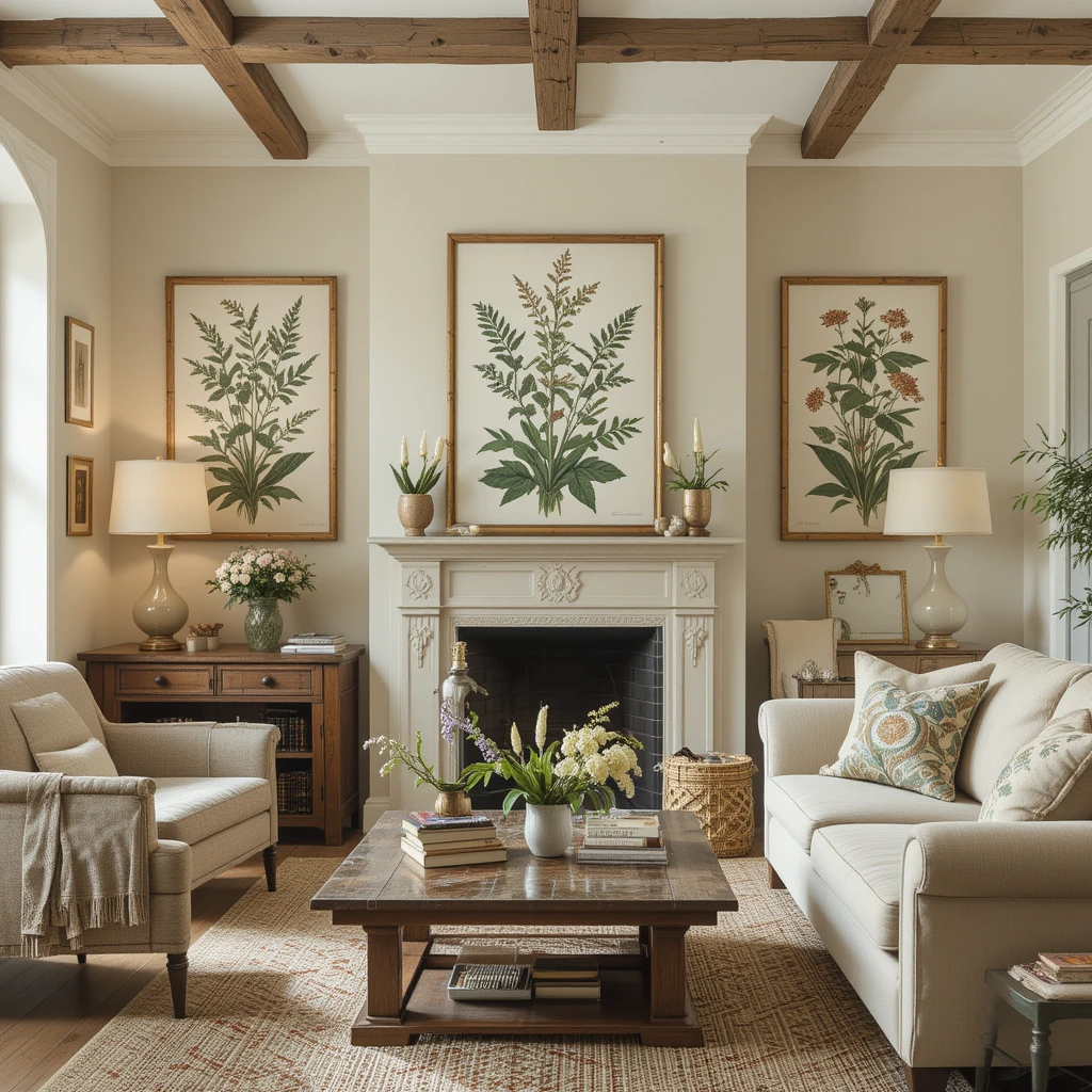 Botanical Prints on Canvas