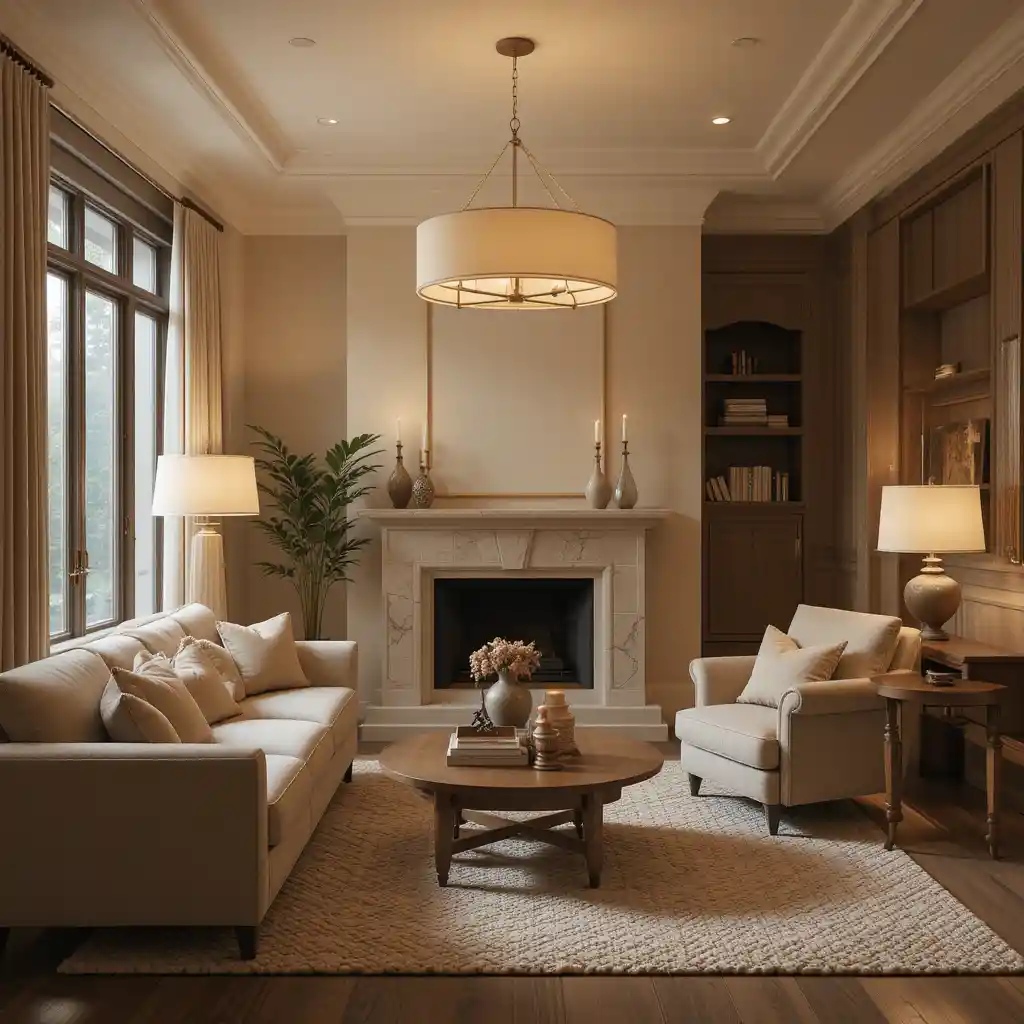 Bright Beige Lighting Fixtures