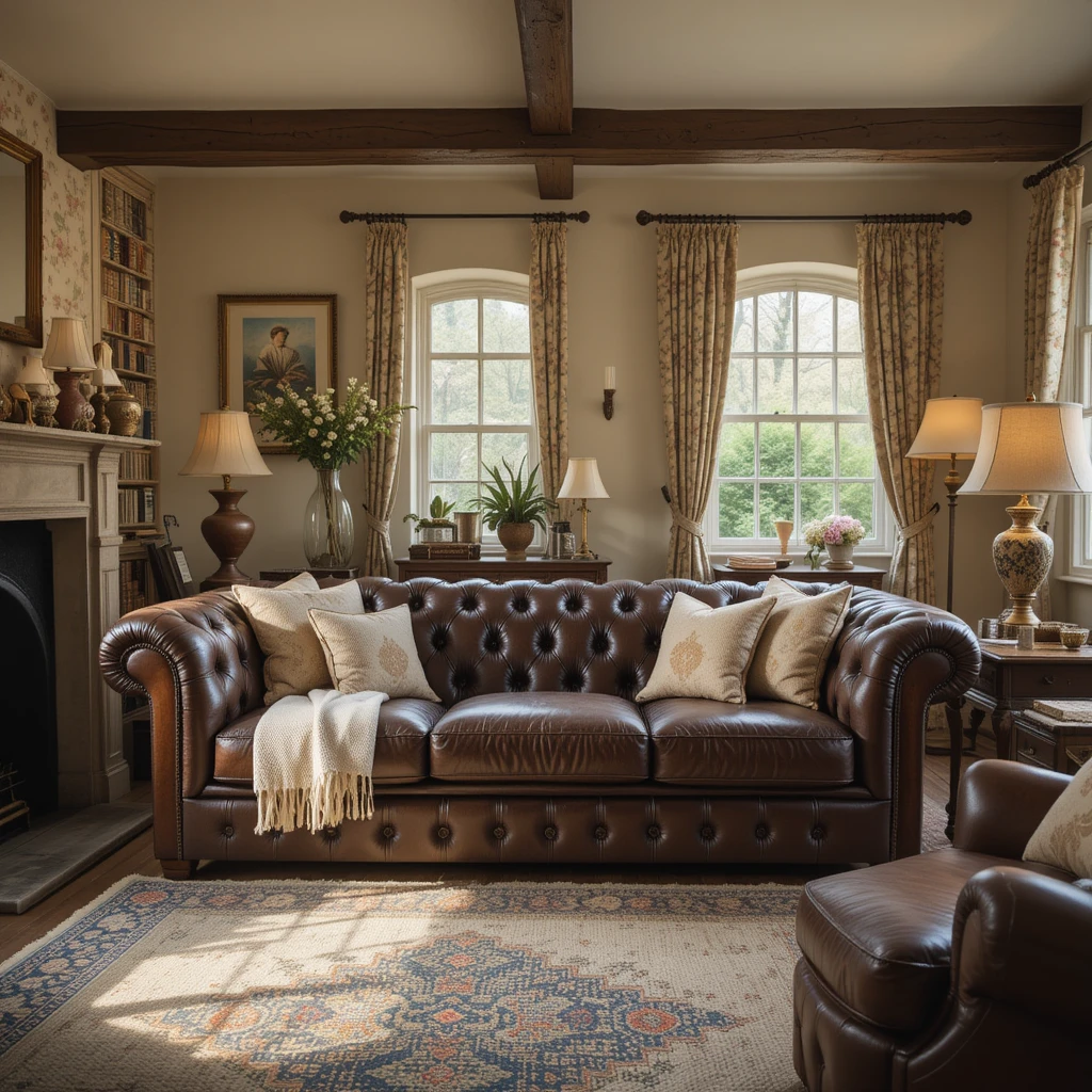 Classic Chesterfield Sofa