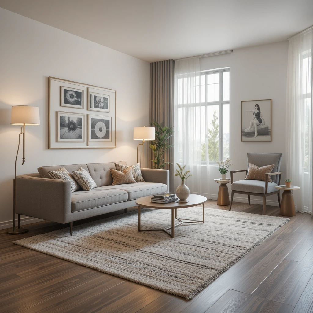 Create Zones with Area Rugs