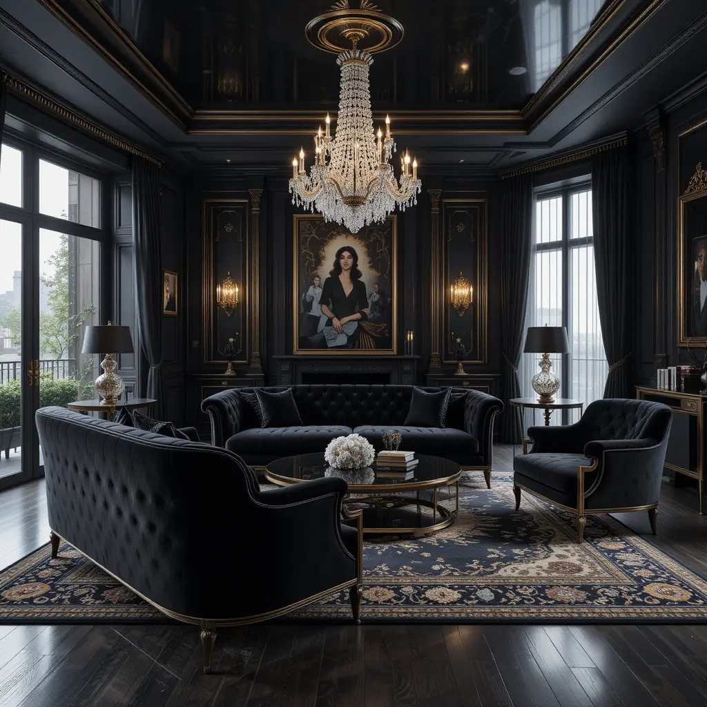 Dark Glamour with Velvet Accents