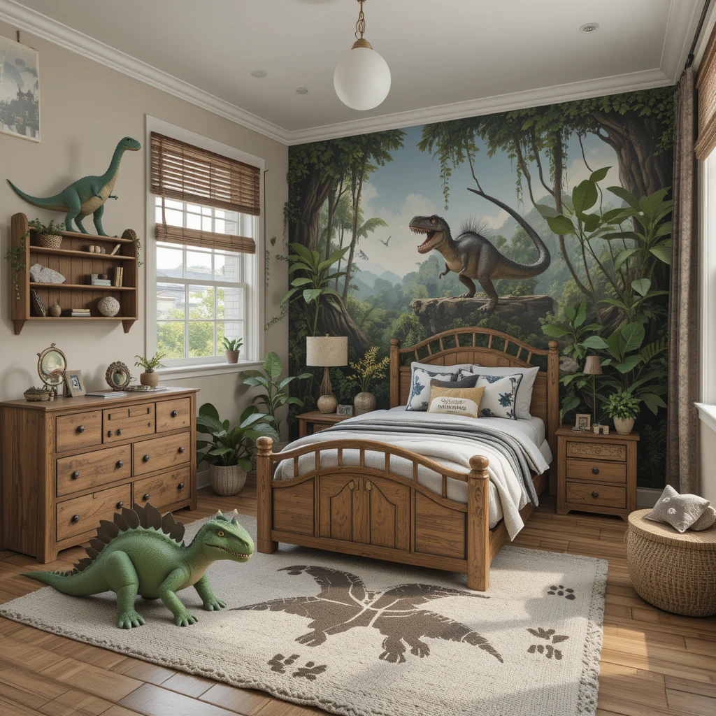 Dinosaur-Themed Room