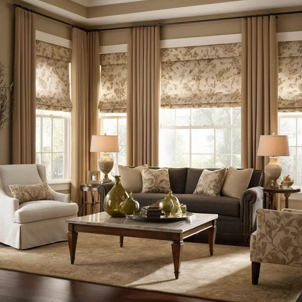 Drapery-Style Blinds for a Luxurious Looks