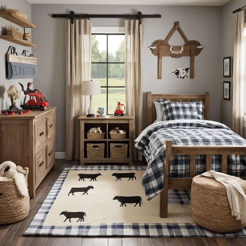 Farmhouse-Style Bedroom