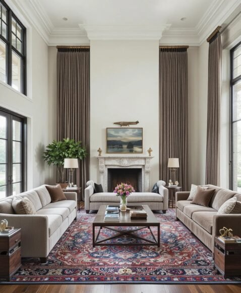 Floating Furniture Arrangement