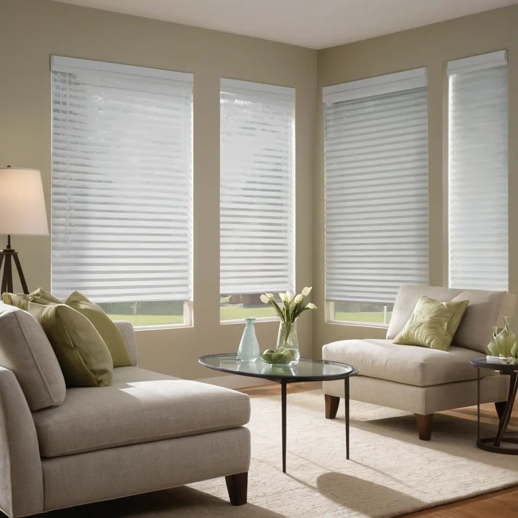 Frosted Glass Blinds for a Privacy Boost