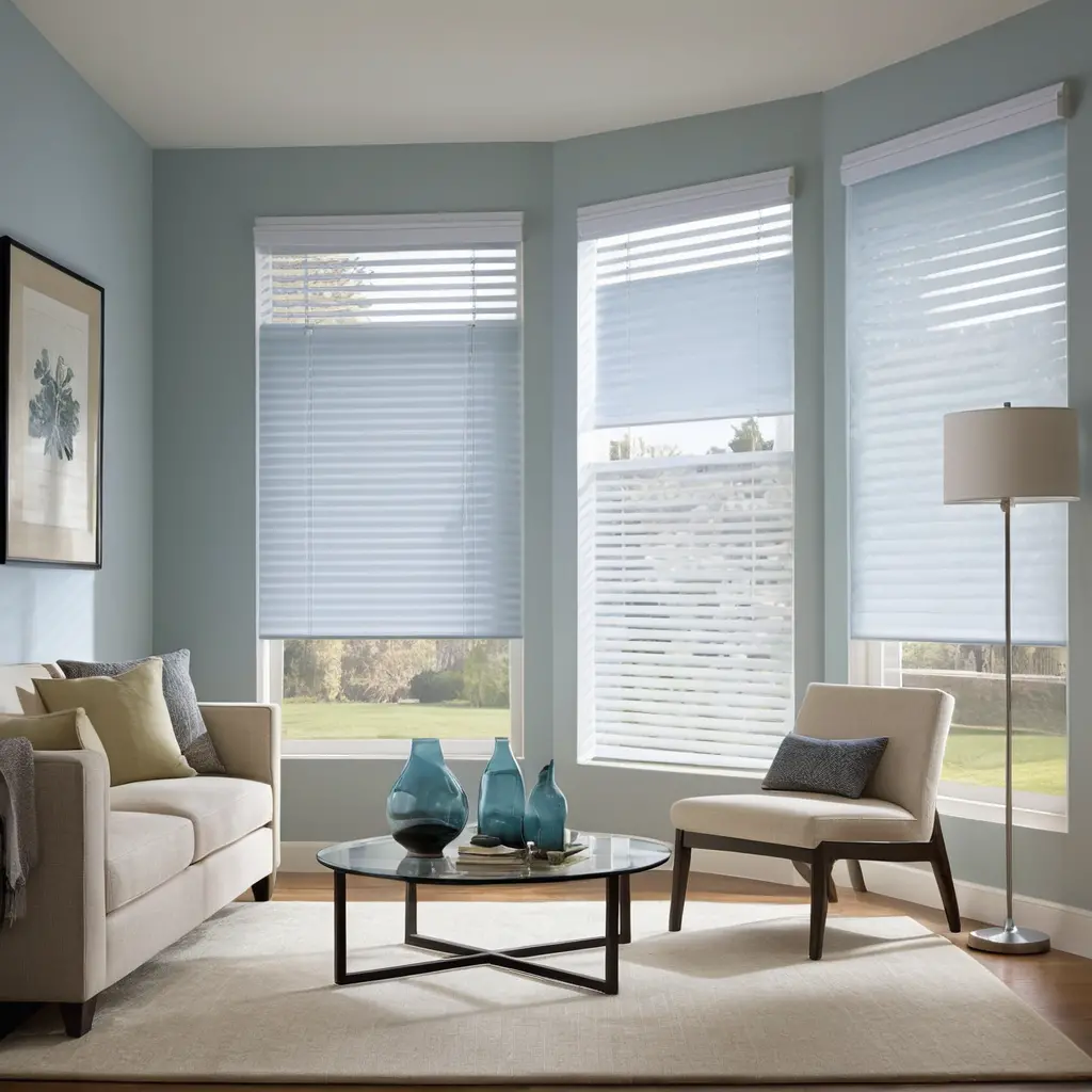 Frosted Glass Blinds for a Privacy Boosts
