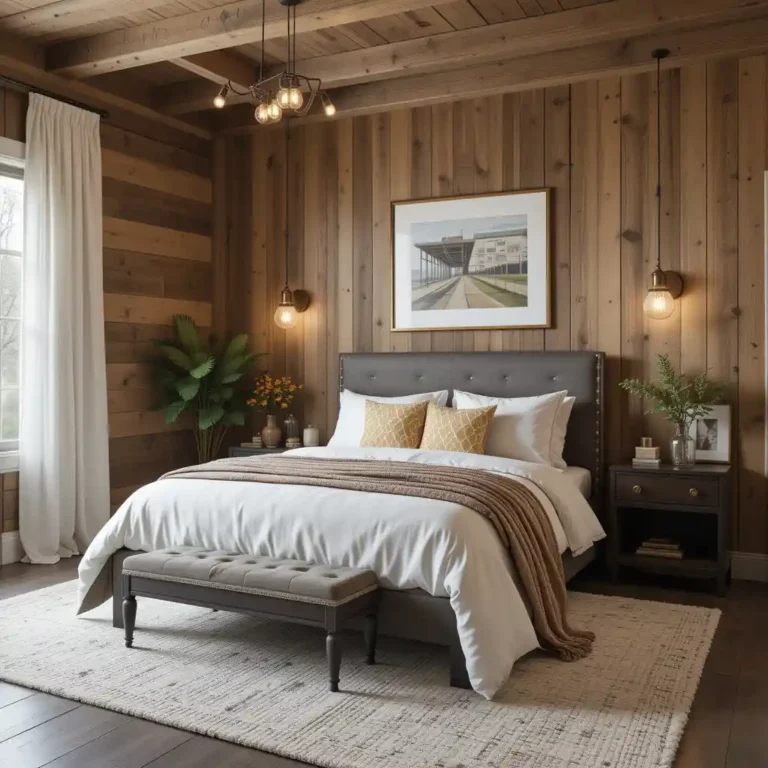 52 Chic Modern Rustic Bedroom Ideas