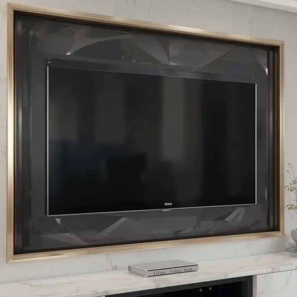 Metallic Accents with Matte TV