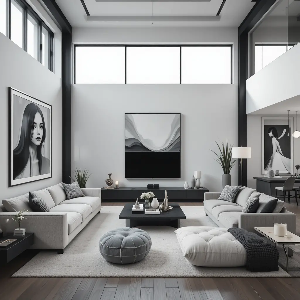 Monochrome Art Decor