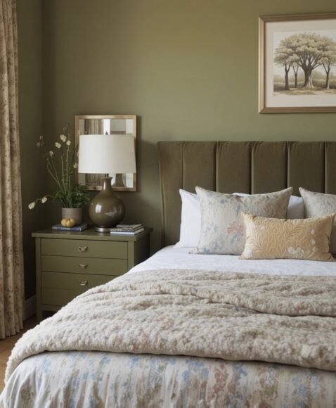 Olive Green Nightstands