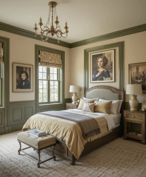 Olive Green Trim or Woodwork