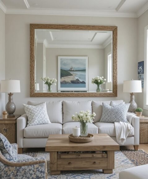 Oversized Coastal Mirrors