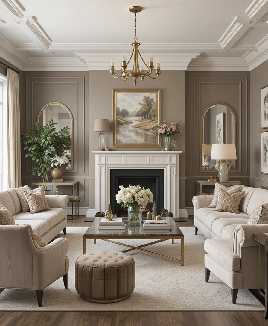 Subtle Metallic Accents