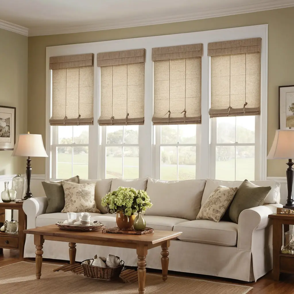 Tie-Up Blinds for Soft, Casual Appeal