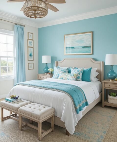 Turquoise Accents for Bright Energy
