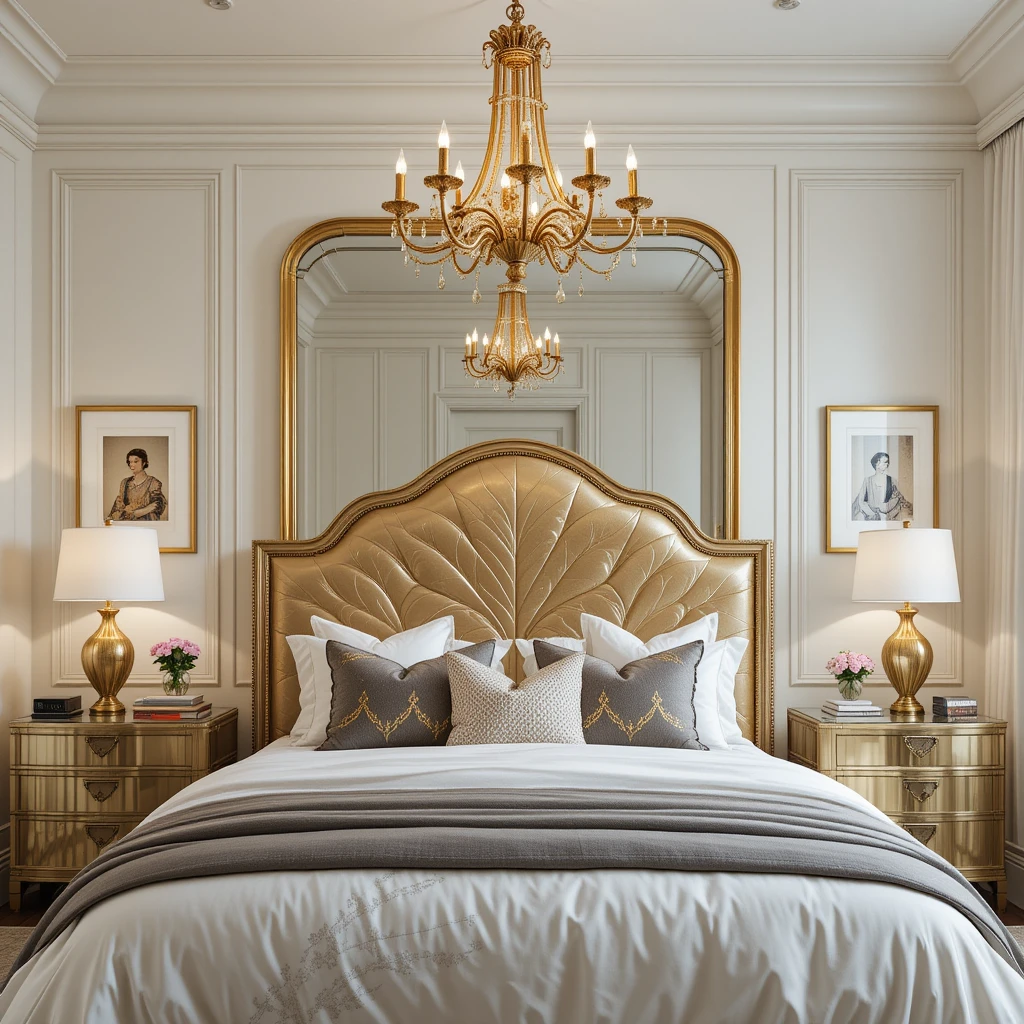 Vintage Glam with Gold Accents