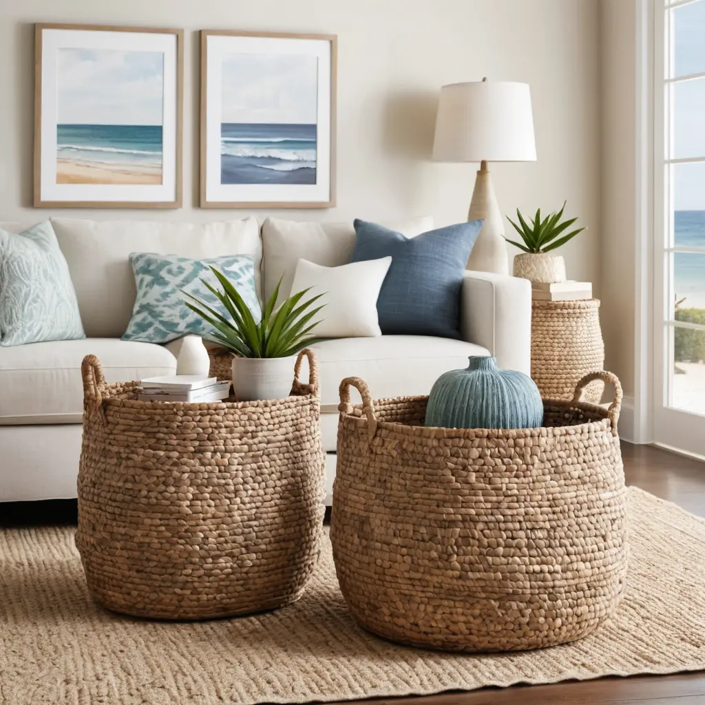 Woven Baskets for Organization and Style