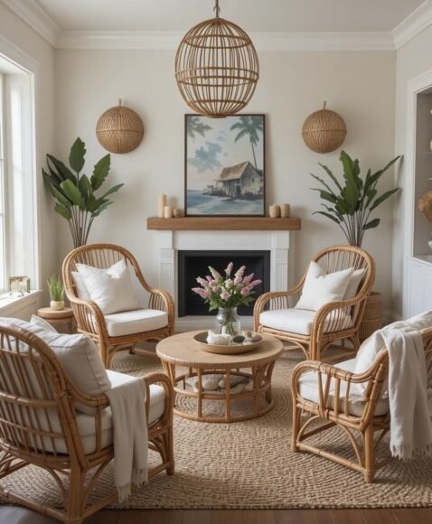 Woven Textures and Rattan Furniture