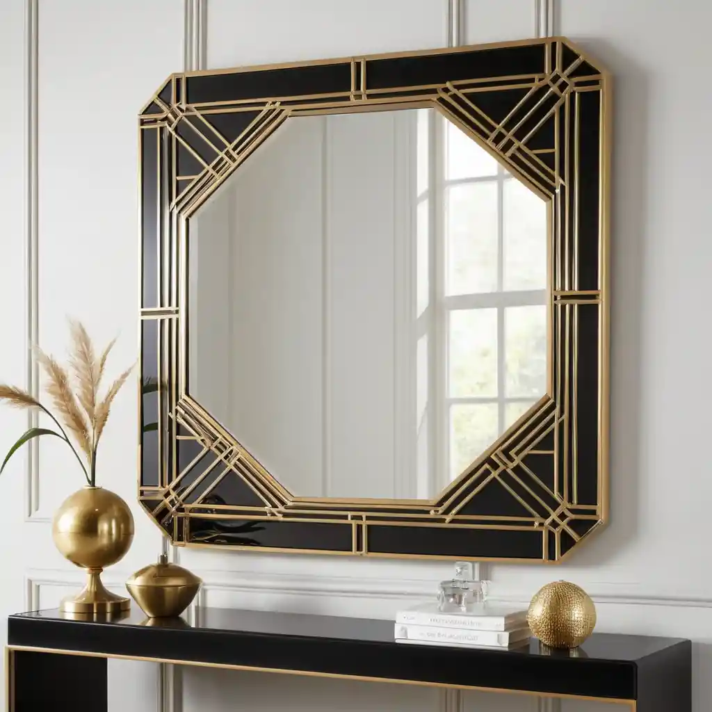 Art Deco-Inspired Mirror for Vintage Elegance